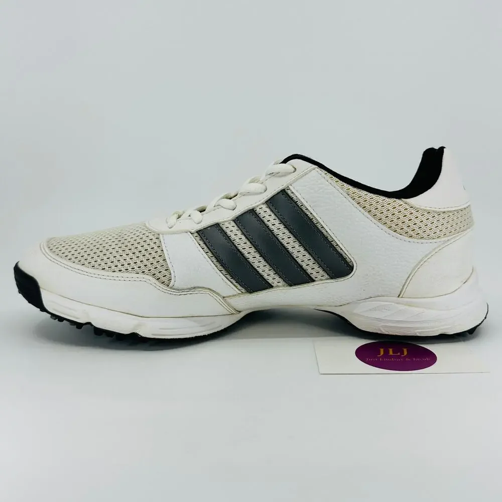 Adidas Men's Tech Response 4.0 Golf Shoes White/Black F33552 Size 9.5